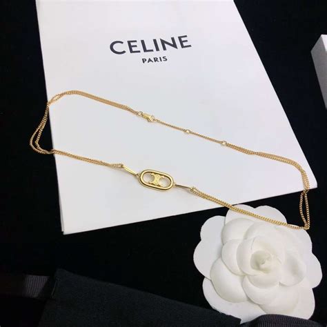 celine necklace triomphe|MAILLON TRIOMPHE WOMEN .